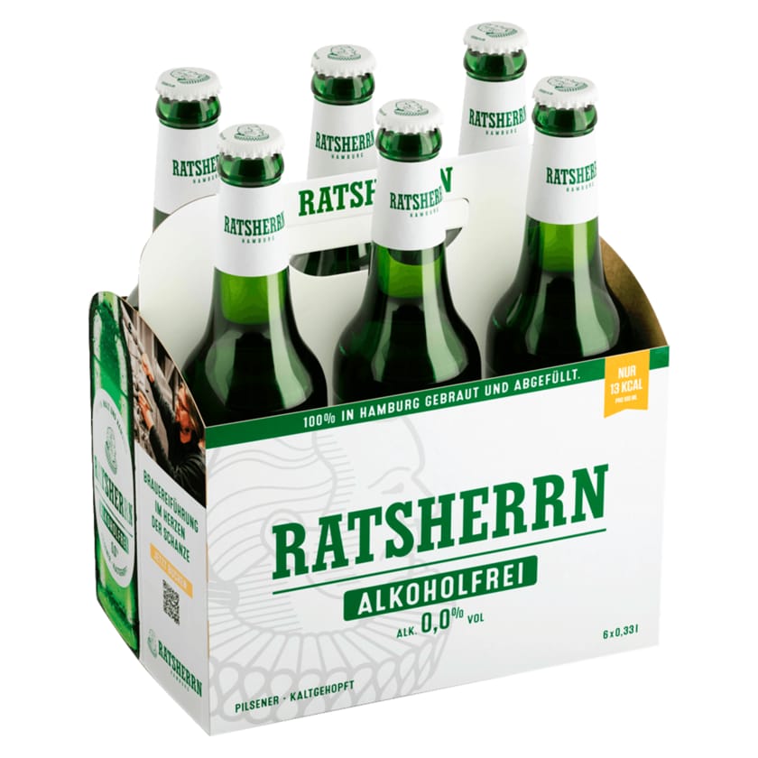 Ratsherrn Pilsner alkoholfrei 6x0,33l